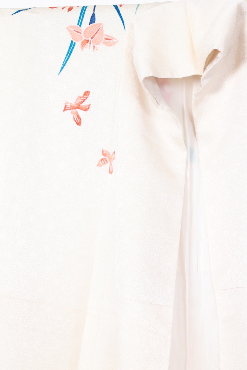 Houmongi kimono Bingata off-white Pre-owned /R500