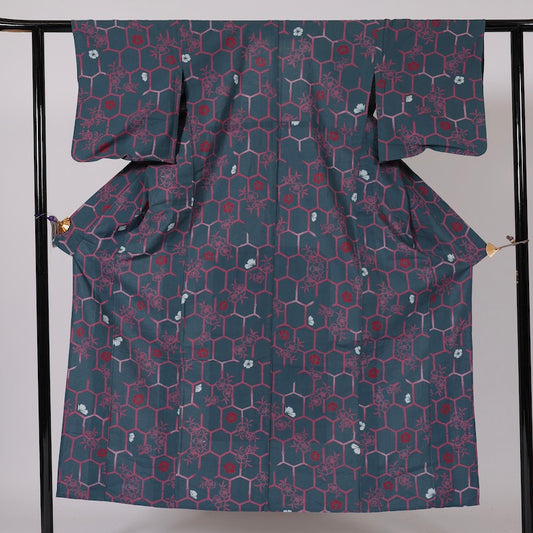 Used Yukata M-size cotton /B48