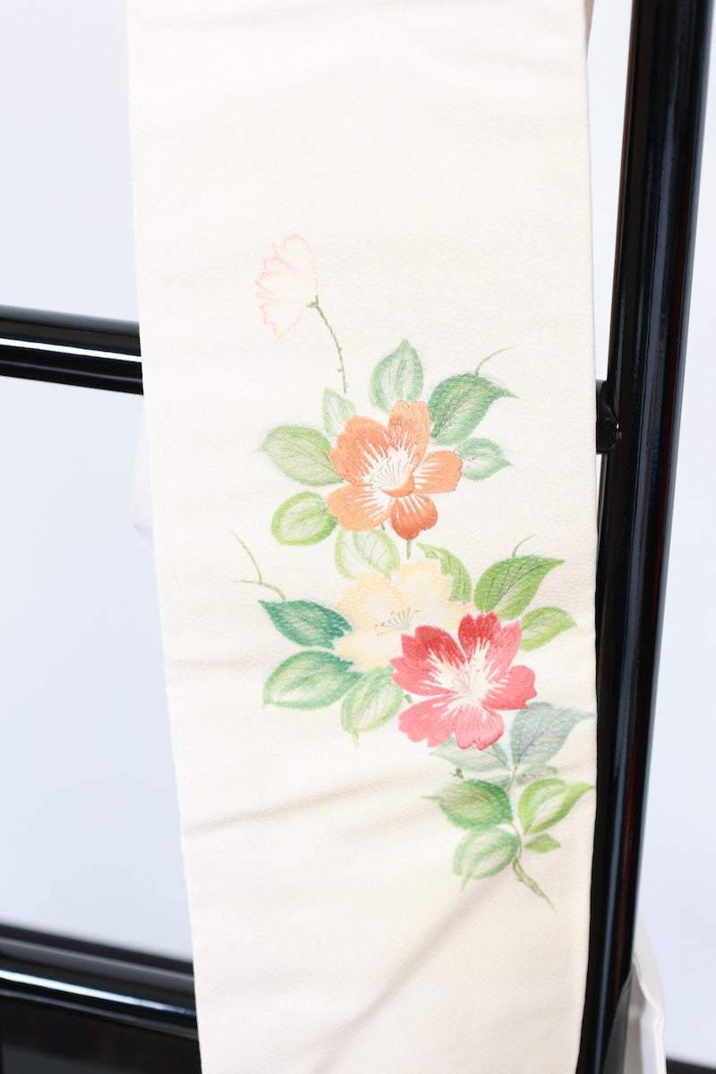 Nagoya-obi sash belt Artist-signed, hand-painted Pre-owned /R492