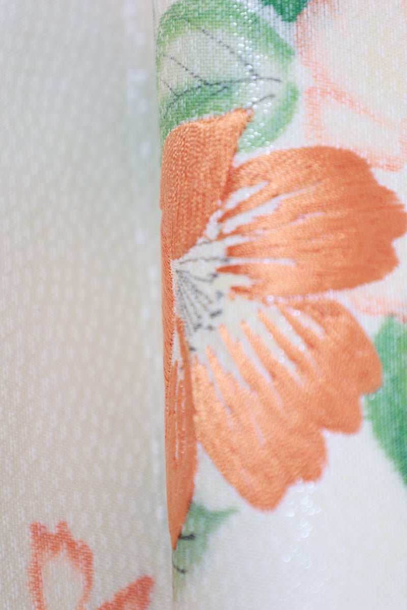 Nagoya-obi sash belt Artist-signed, hand-painted Pre-owned /R492