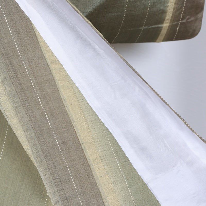 Japanese kimono<tsumugi>-size M silk 100% silk  /T35