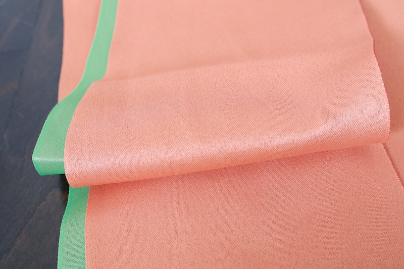Hakama underbelt green orange reversible pre-owned /R527
