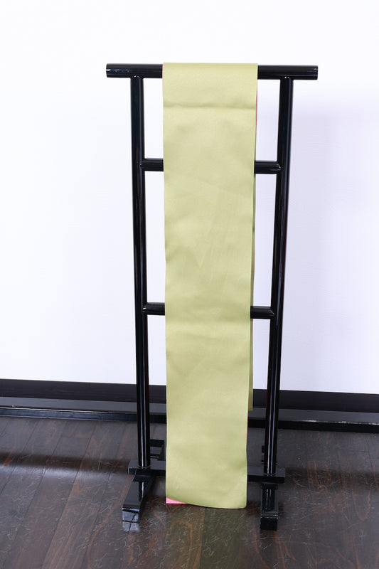 Hanhaba-obi sash Yellow-Green  Pink Reversible pre-owned /R528