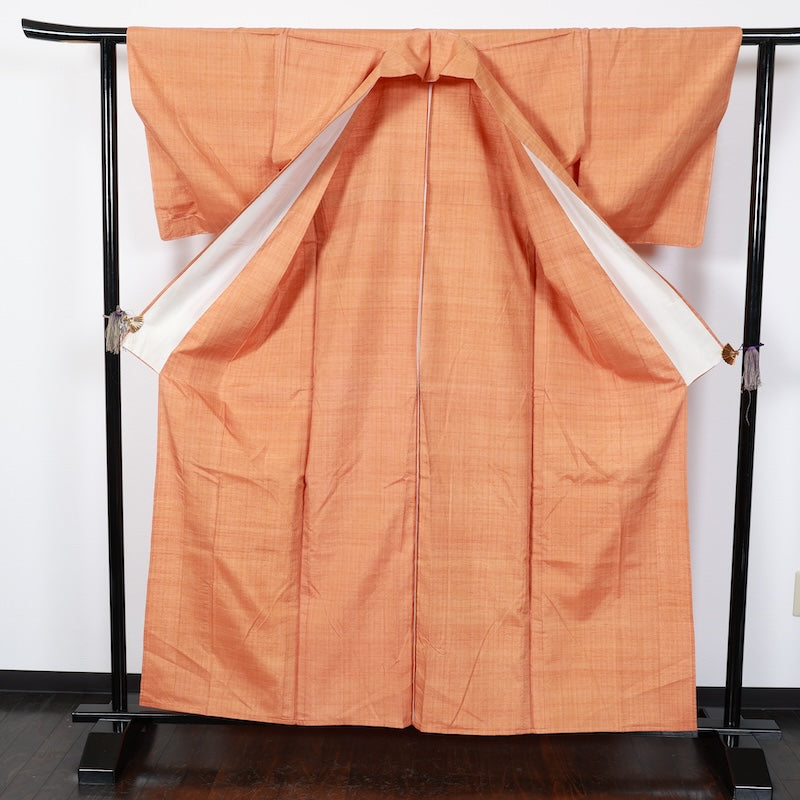 Japanese kimono<tsmsgi>-size L silk 100% silk  /T39