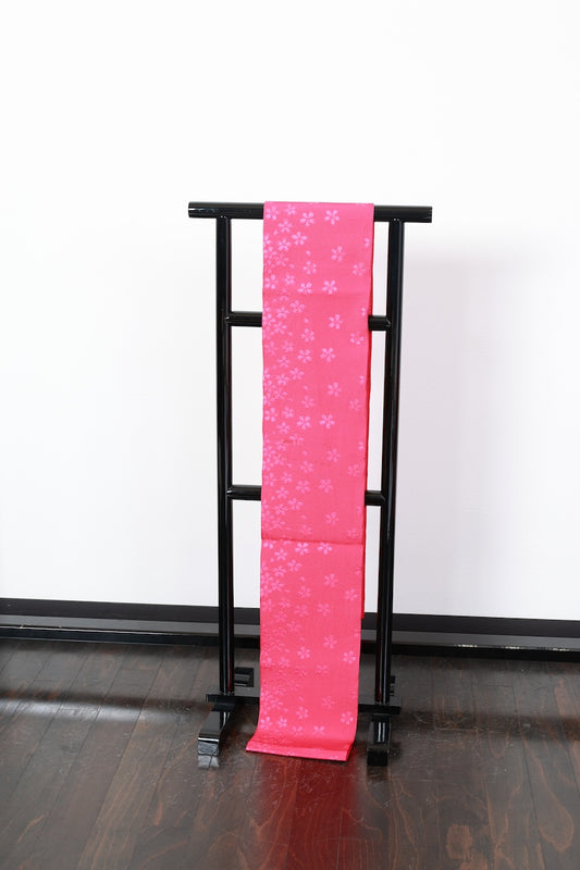 Hanahab-obi sash belt pink cherry blossoms pre-owned /R