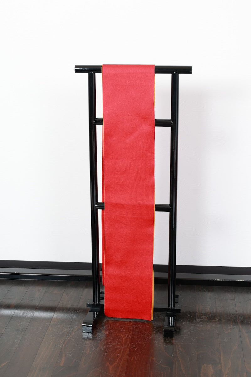 Hanhaba-obi sash belt red reversible /R525