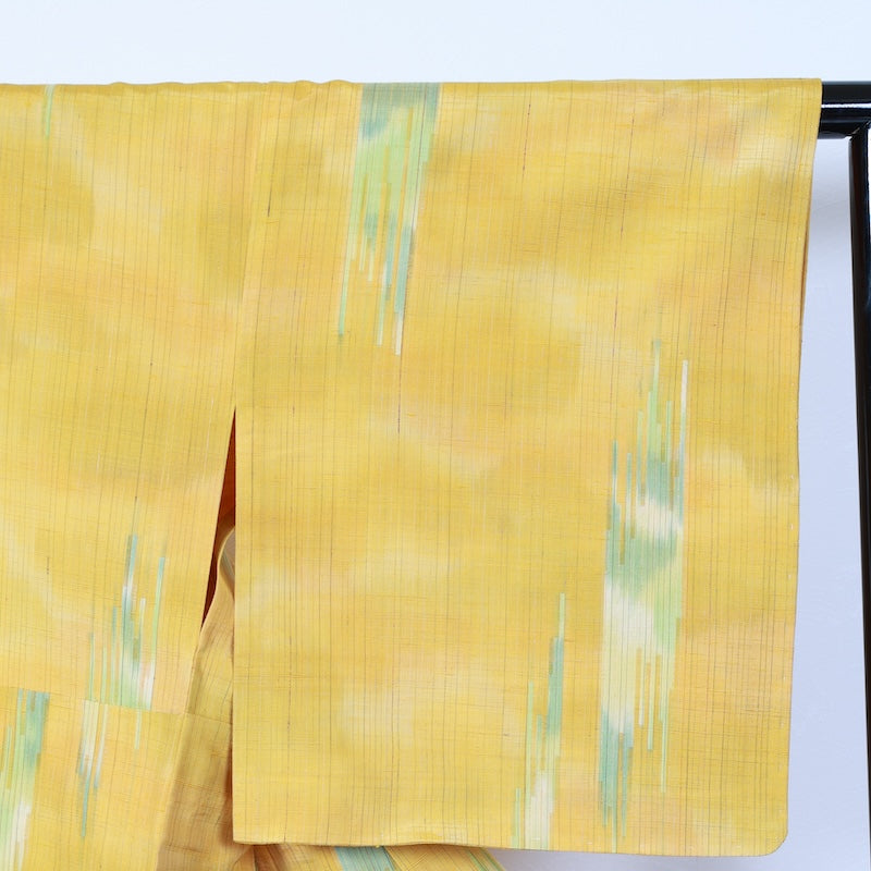Japanese kimono<tsumugi>-size M silk 100% silk  /T25