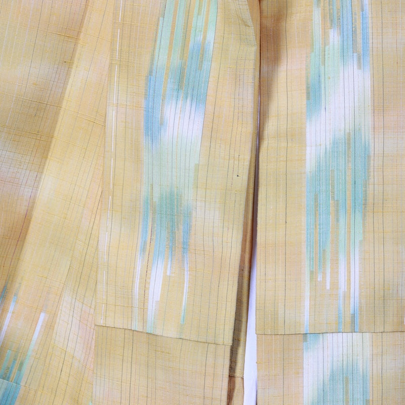 Japanese kimono<tsumugi>-size M silk 100% silk  /T25