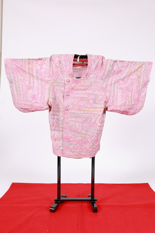 Japanease kimono Coat(Michiyuki)M-Size 100%silk D