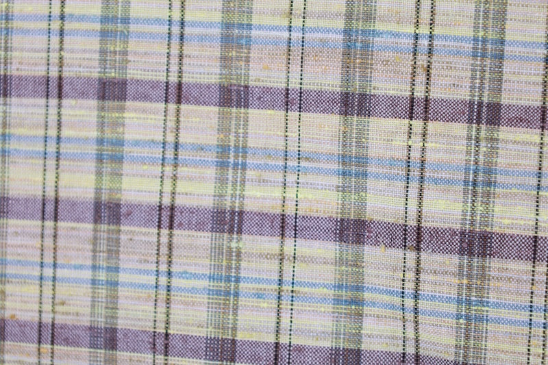 Komon kimono yellow-green pre-owned /R556
