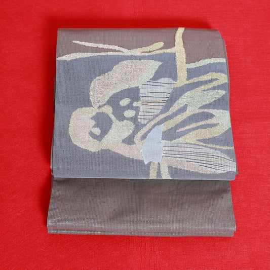 Japanese kimono used sash belt (Fukuro-obi) 100% silk /H