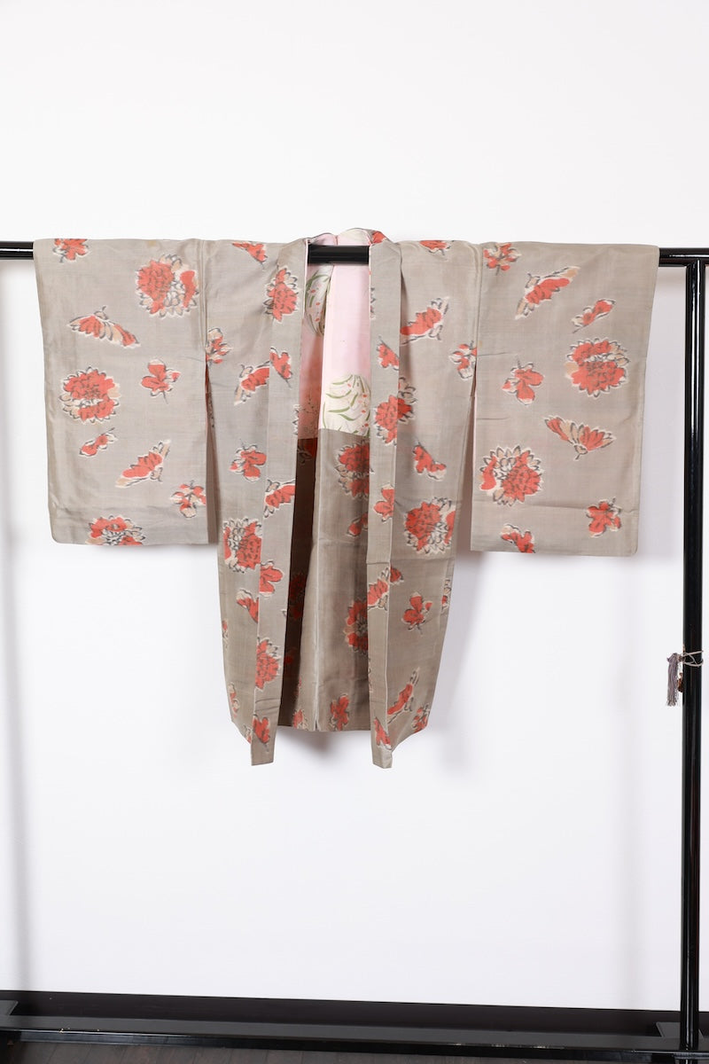 Antique Haori　Stylish gray　/R542