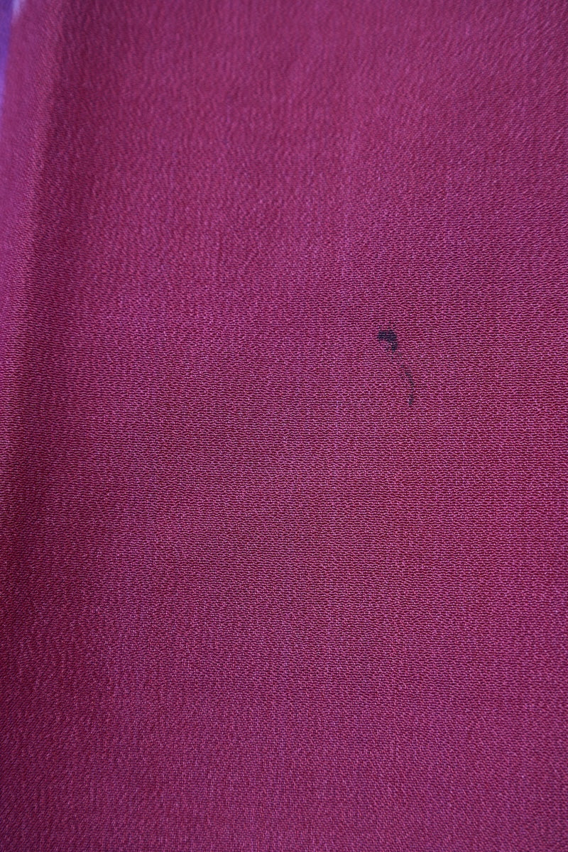 Antique Michiyuki Coat Reddish-purple pre-owned /R563