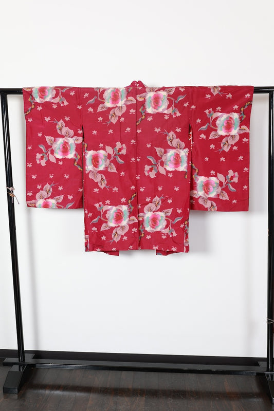 Antique haori red-purple  /R535