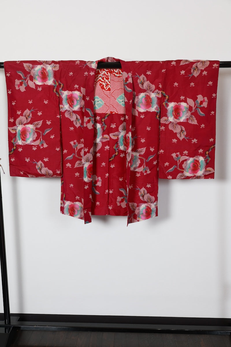 Antique haori red-purple  /R535