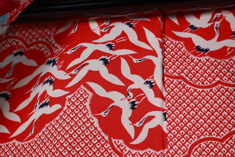 Antique haori red-purple  /R535