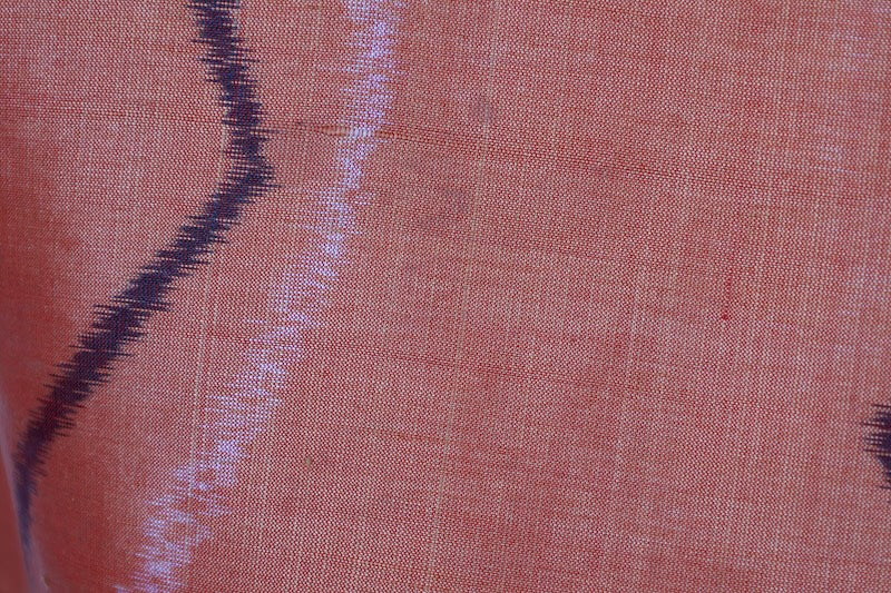 Antique Kimono tsumugi orange /R564