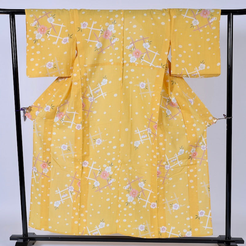 Used Yukata M-size cotton /A121