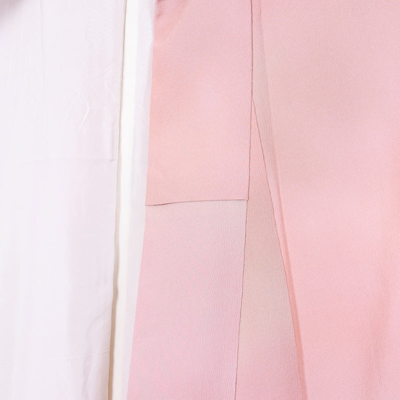 Japanese kimono used <iromuji>-size M silk 100% silk  /T74