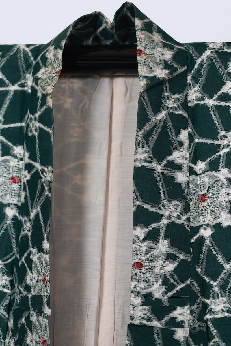 Antique Kimono　Tsumugi green /R540
