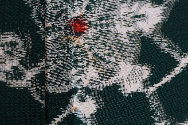 Antique Kimono　Tsumugi green /R540