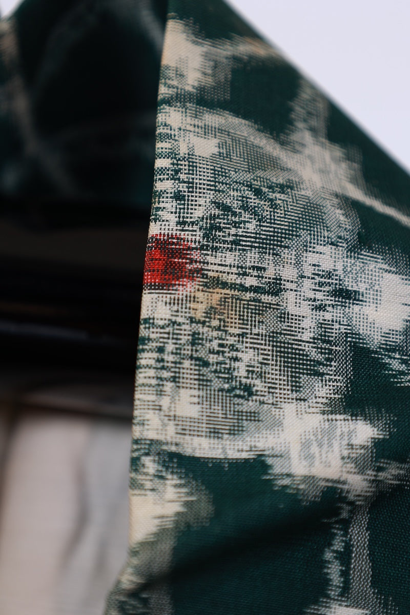 Antique Kimono　Tsumugi green /R540