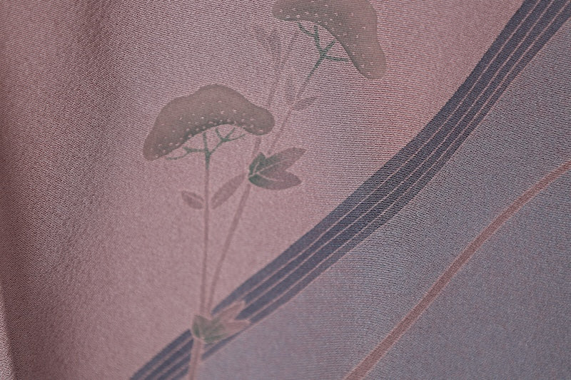 Houmongi kimono light purple Hand-drawn pre-owned /R570