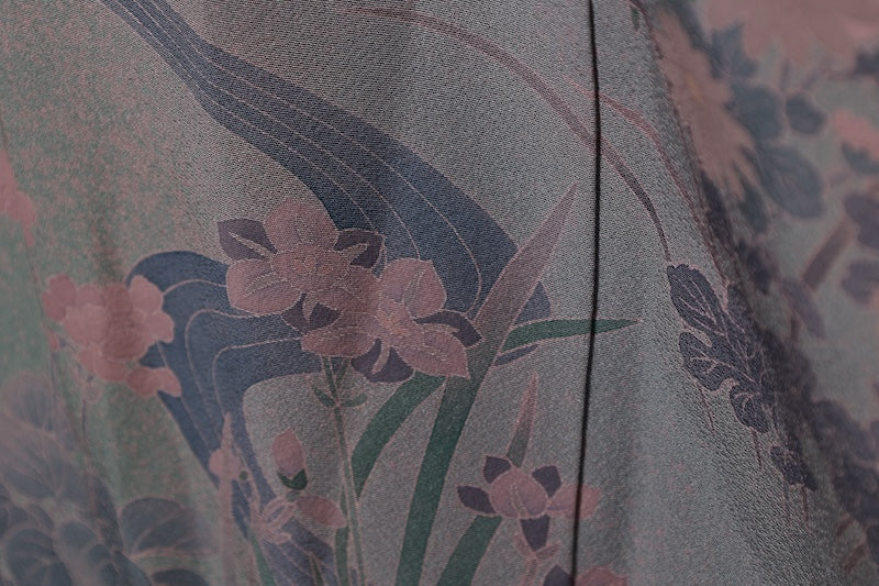 Houmongi kimono light purple Hand-drawn pre-owned /R570