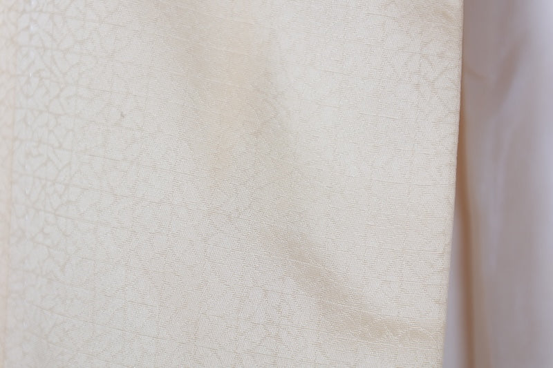 Houmongi kimono cream color gold silver pre-owned /R569