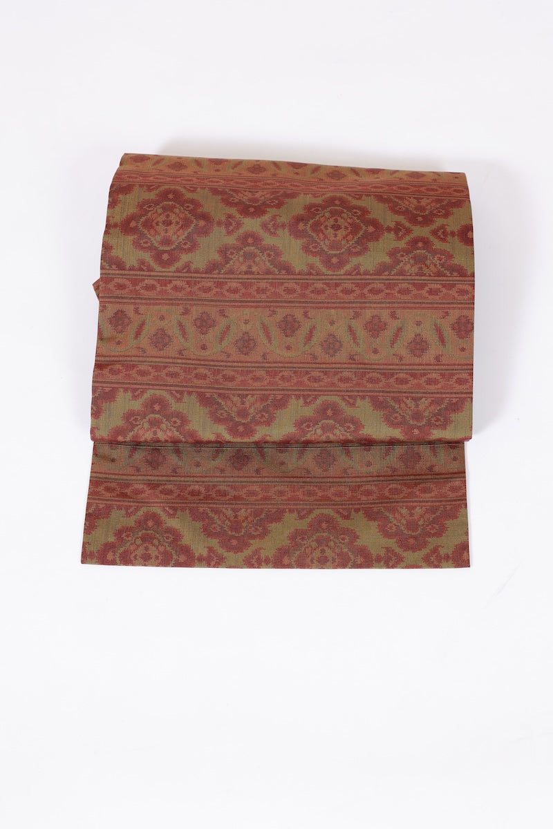 Japanese used sash belt (Nagoya-obi) 100% silk  /B1116