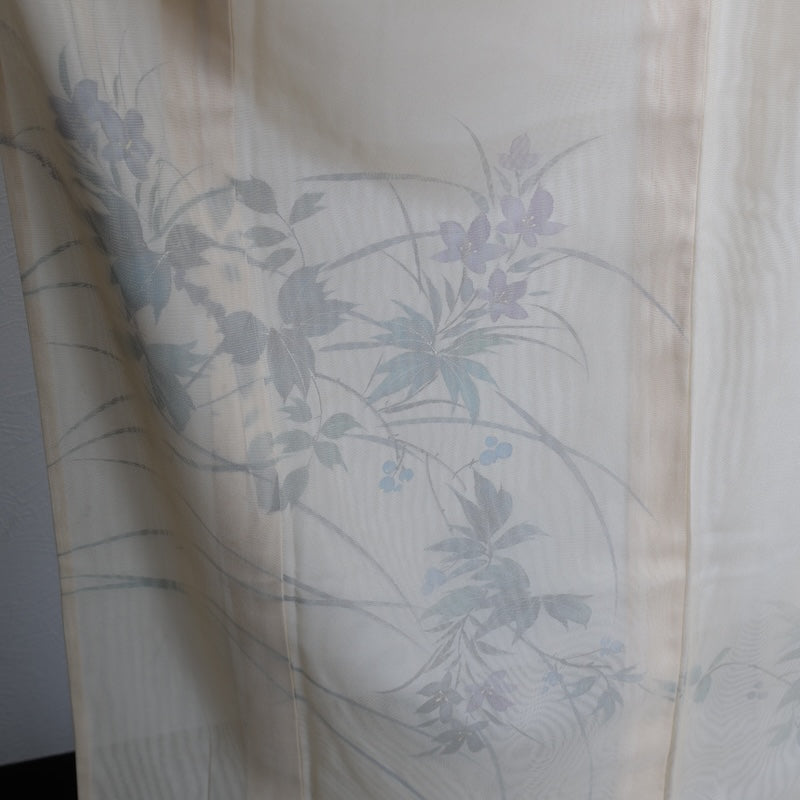 Japanese kimono(Houmongi) M Size silk１００%A10