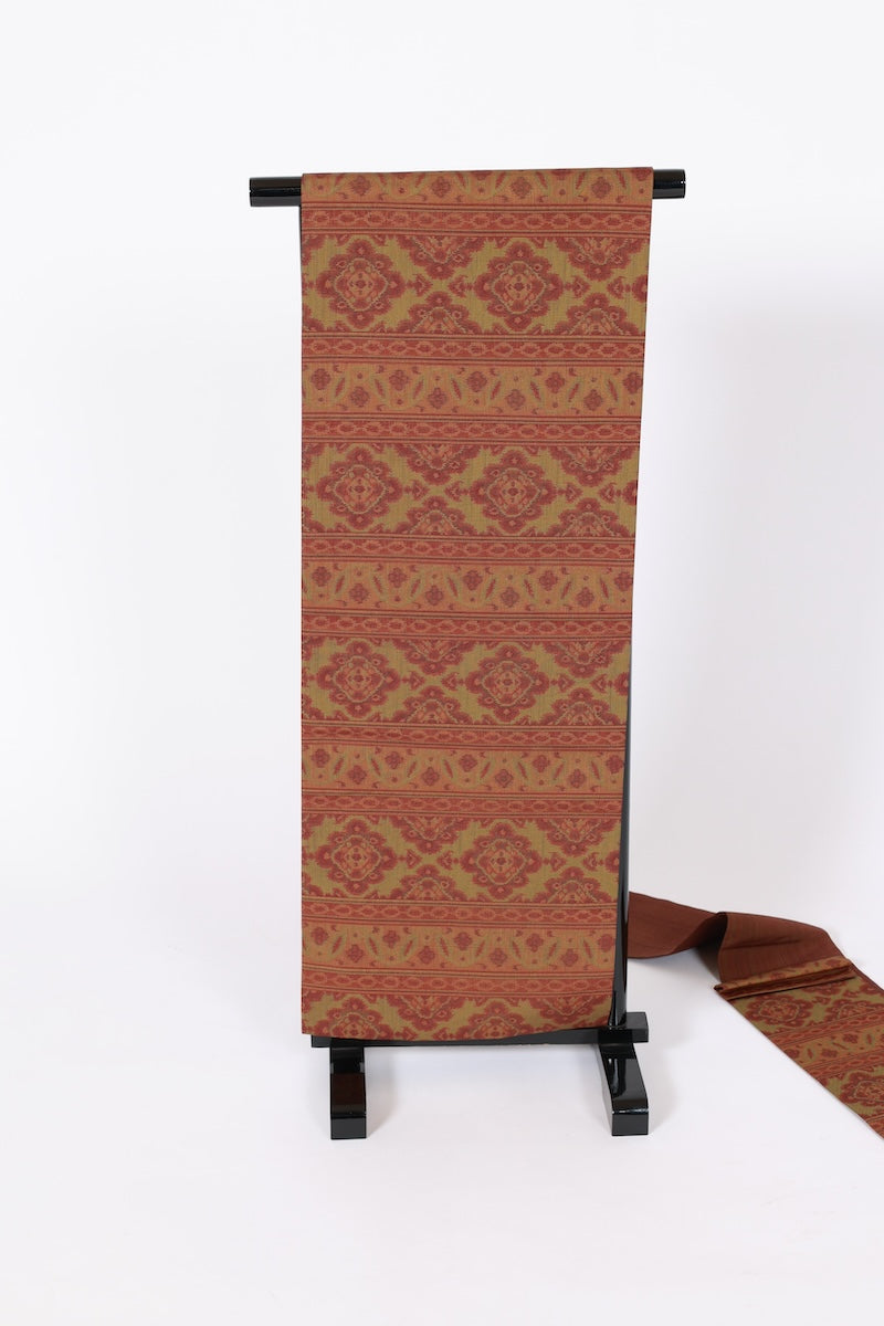 Japanese used sash belt (Nagoya-obi) 100% silk  /B1116