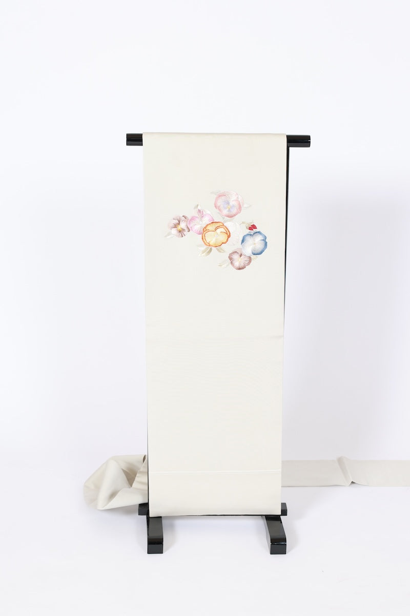 Japanese used sash belt (nagoya-obi) 100% silk  /B1115