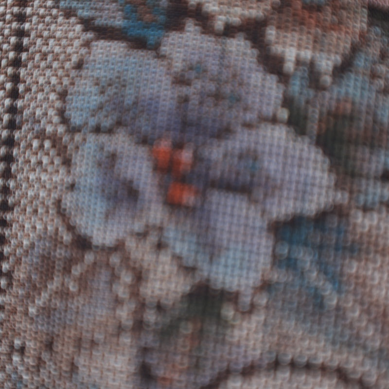 Japanese kimono used <Tsumugi> Msize  silk 100% /T688