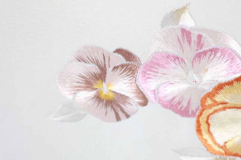 Japanese used sash belt (nagoya-obi) 100% silk  /B1115