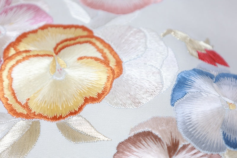 Japanese used sash belt (nagoya-obi) 100% silk  /B1115