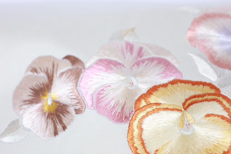 Japanese used sash belt (nagoya-obi) 100% silk  /B1115