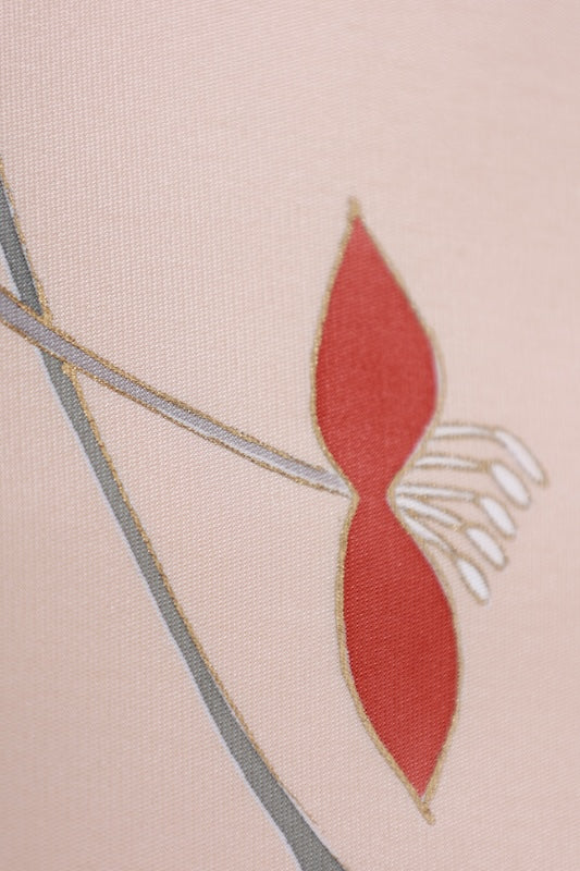 Japanese used sash belt (nagoya-obi) 100% silk  /B1114