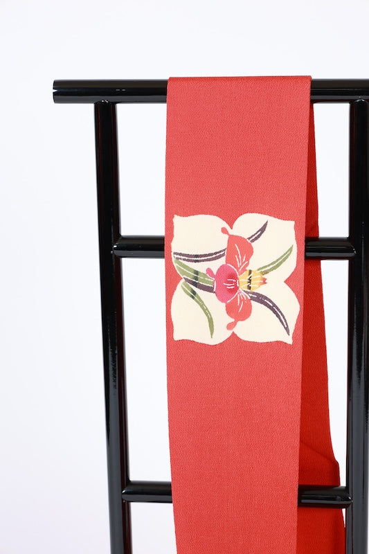 Japanese used sash belt (nagoya-obi) 100% silk  /B1113