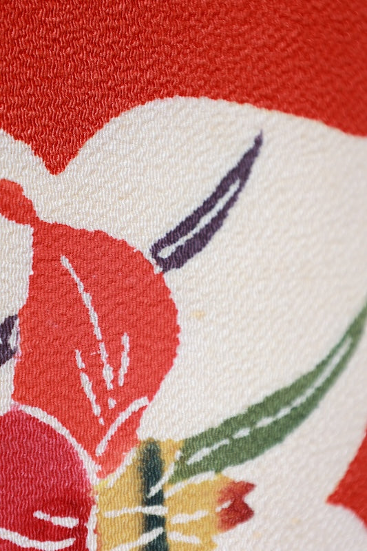 Japanese used sash belt (nagoya-obi) 100% silk  /B1113