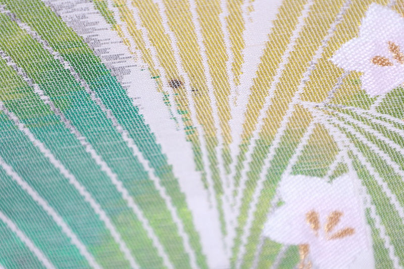 Japanese used sash belt (hukuro-obi) 100% silk  /B1123