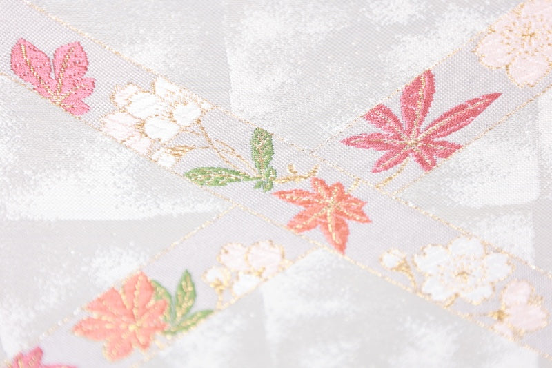 Japanese used sash belt (hukuro-obi) 100% silk  /B1122