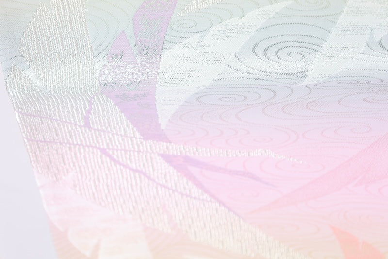 Japanese Unused New sash belt (hukuro-obi) 100% silk  /B1121