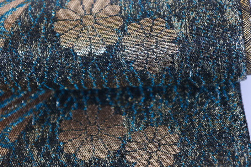 Japanese used sash belt (hukuro-obi) 100% silk  /B1117