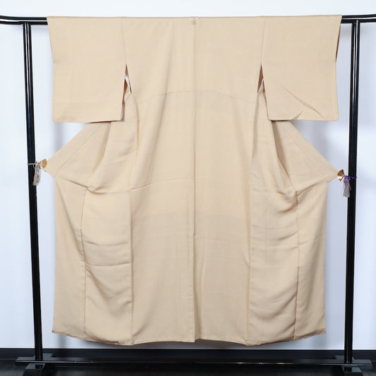 Japanese kimono used <komon>-size M silk 100% silk  /T78