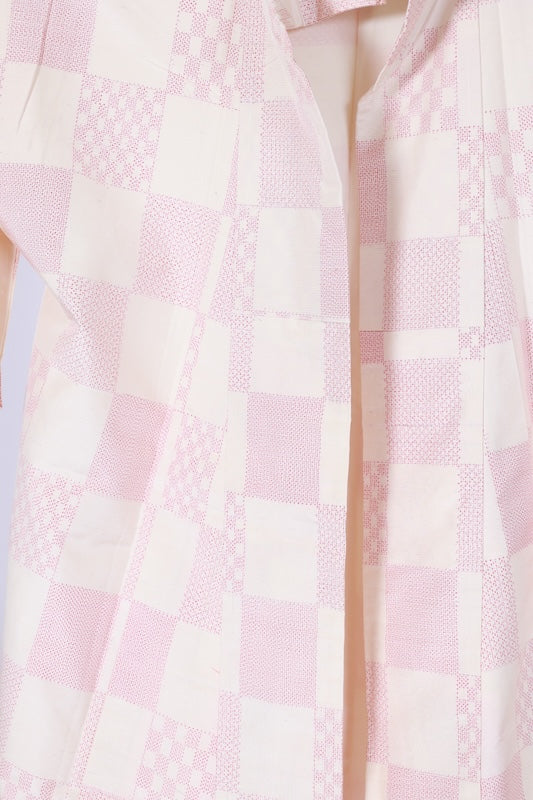 Japanese kimono Unused New <Tsumugi> M-size  silk 100% /B1138