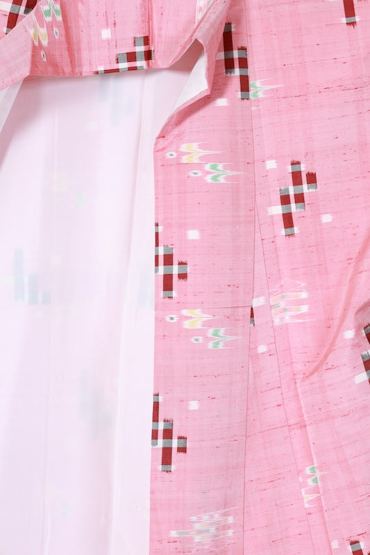 Japanese kimono Unused New <Tsumugi> M-size  silk 100% /B1136