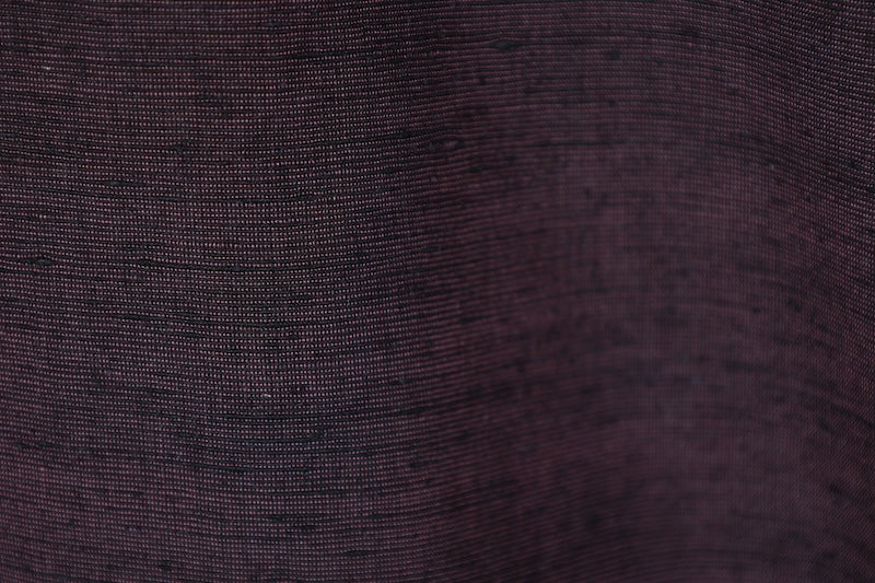 Japanese kimono used <Tsumugi> L-size  silk 100% /B1133