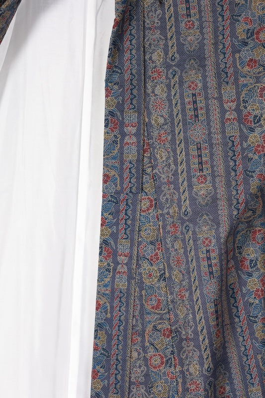 Japanese kimono Unused New <Komon> Msize  wool /B1131