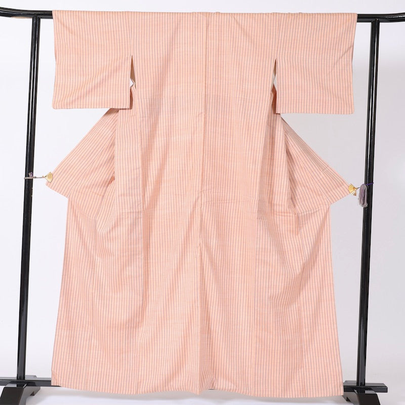 kimono  (Tsumugi) L-size 100% silk  / C2